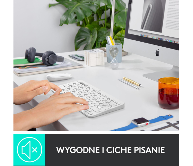 Logitech K380 biały - 645459 - zdjęcie 6